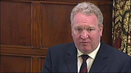 He knows he's in trouble: Mike Penning, staring down the hole in his claims about Atos.